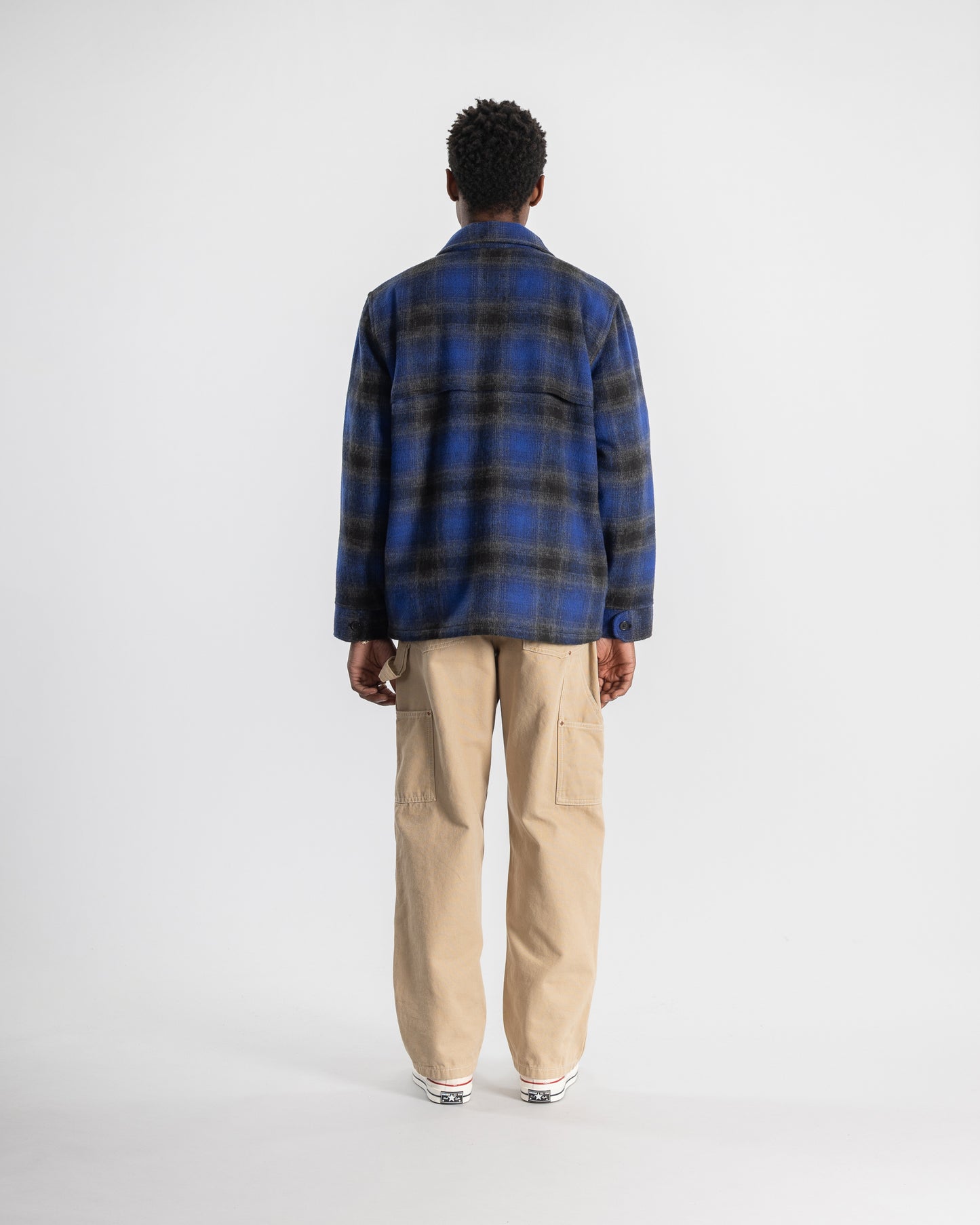 Mackinaw Jacket (Navy Plaid)