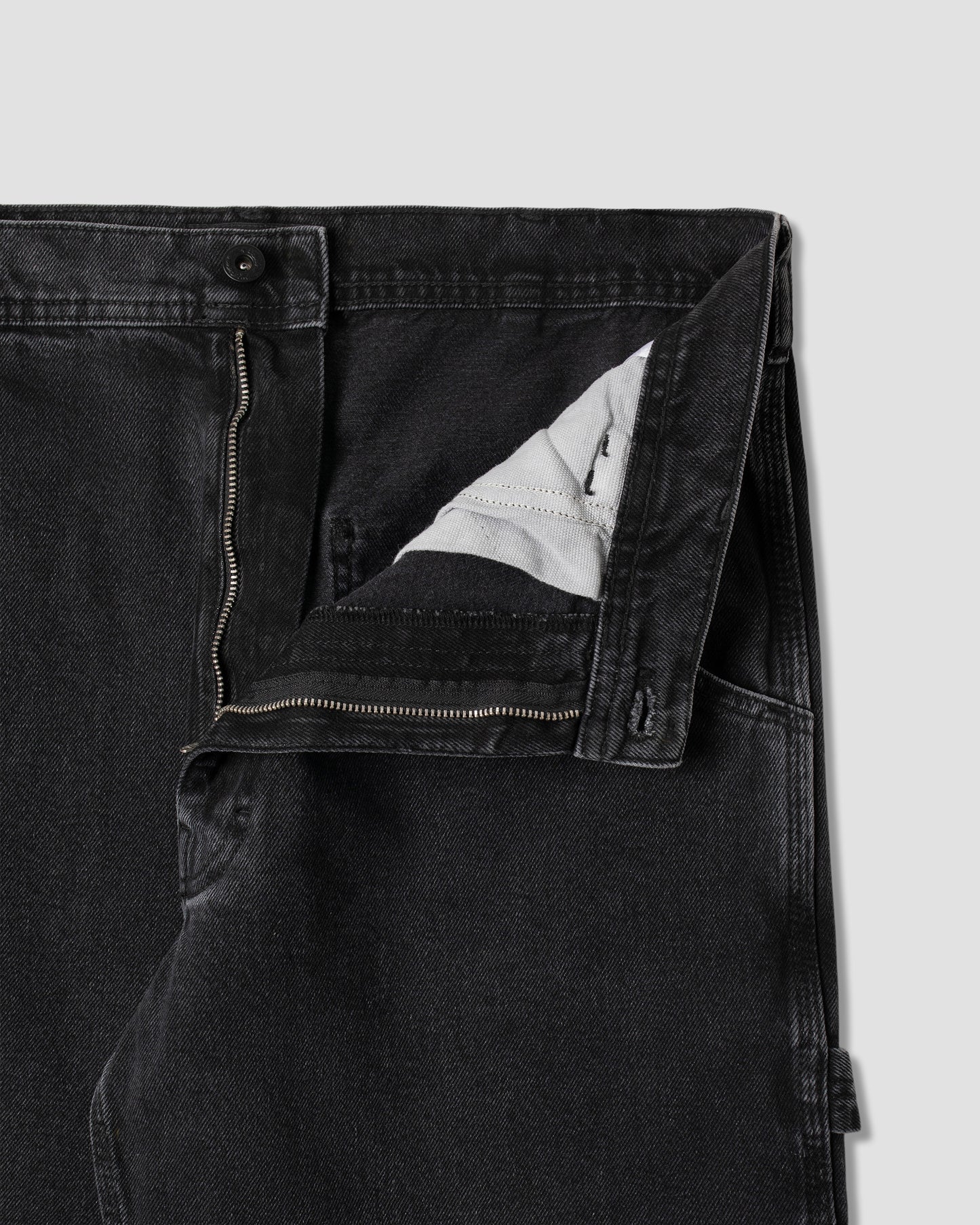 Pantalon de peintre OG (denim noir délavé)