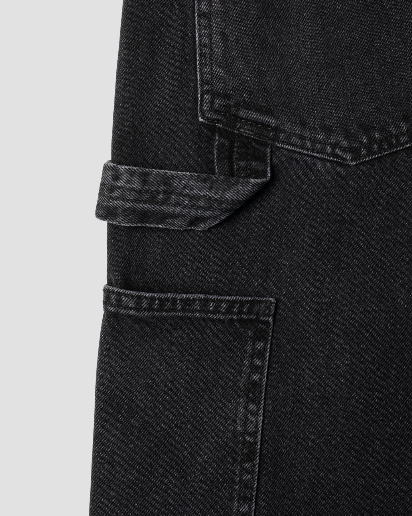 Pantalon de peintre OG (denim noir délavé)