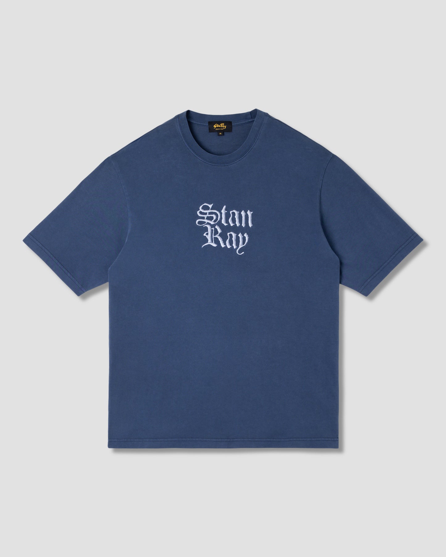 Olde Script Tee (Washed Navy)