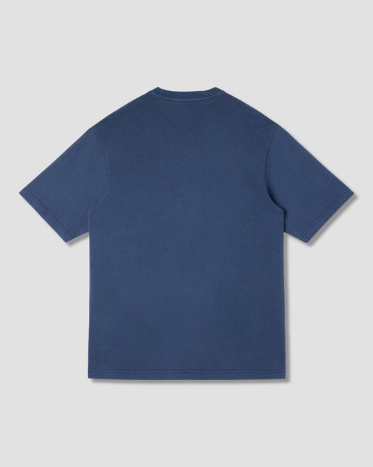 Olde Script Tee (Washed Navy)