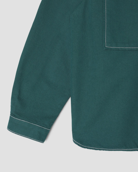Painters Pop Over Shirt (Botanical Green Bedford)