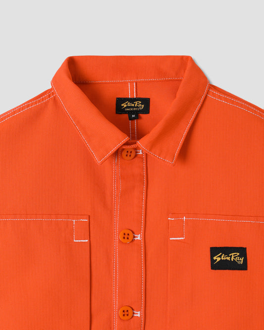 Painters Pop Over Shirt (Faded Red Bedford)