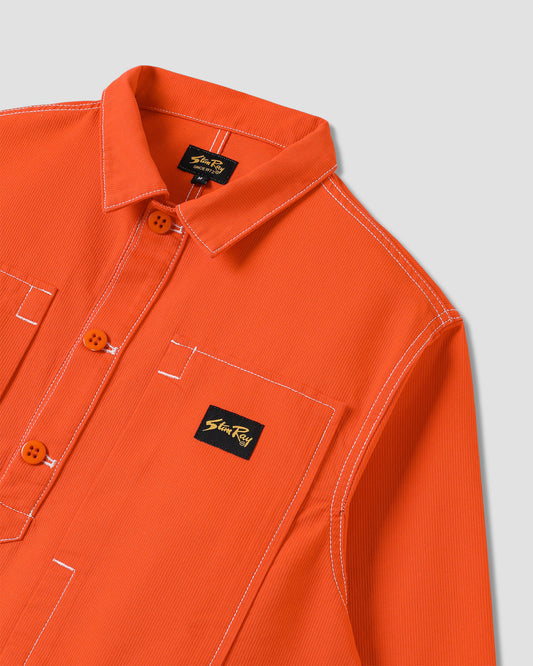 Painters Pop Over Shirt (Faded Red Bedford)