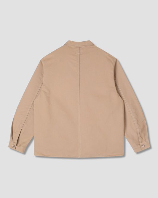 Painters Pop Over Shirt (Khaki Bedford)