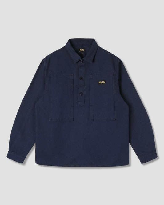 Painters Pop Over Shirt (Navy Bedford)