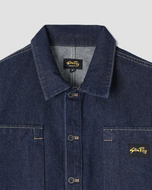 Painters Pop Over Shirt (Single Rinse Denim)