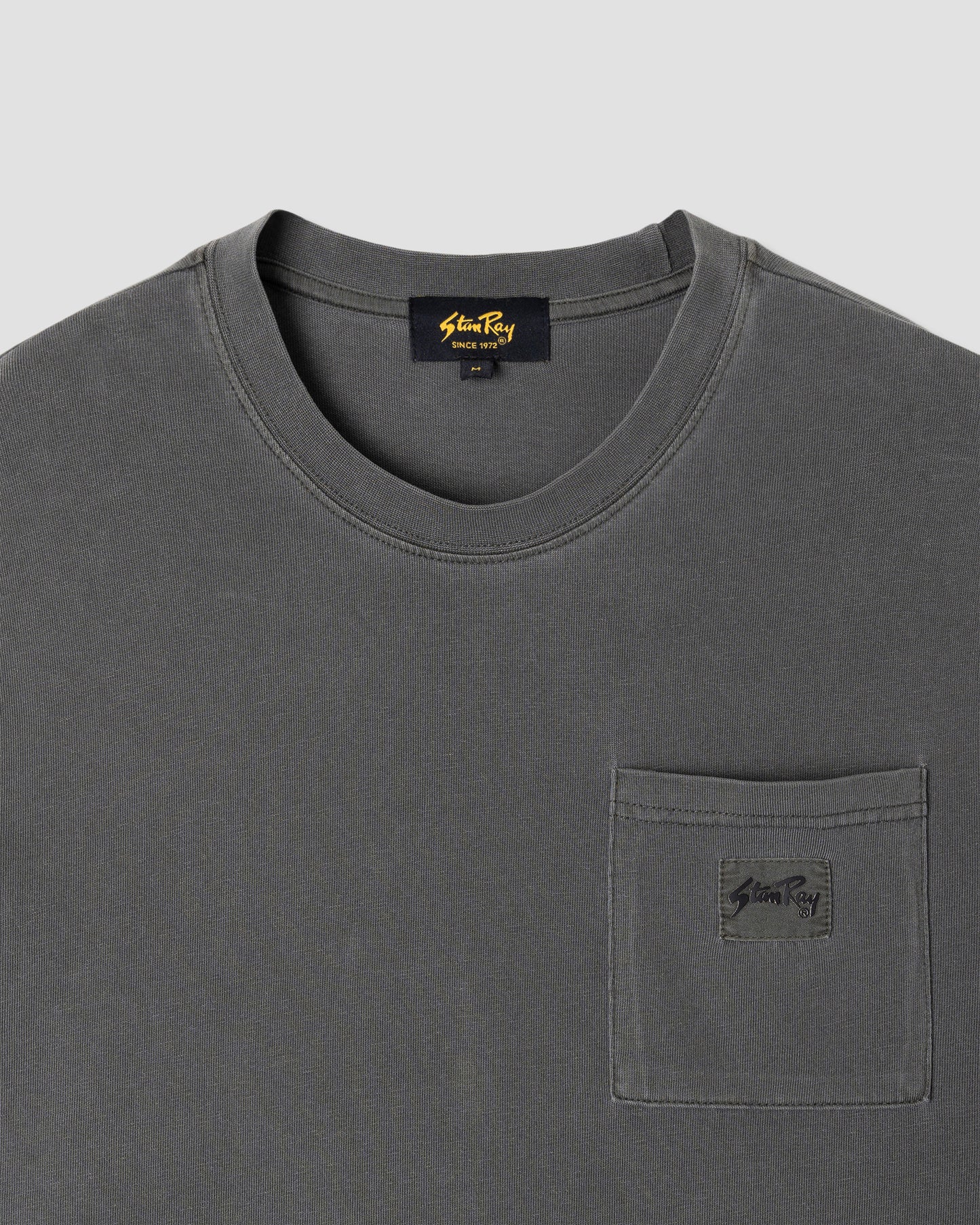 Patch Pocket Tee (Washed Black )