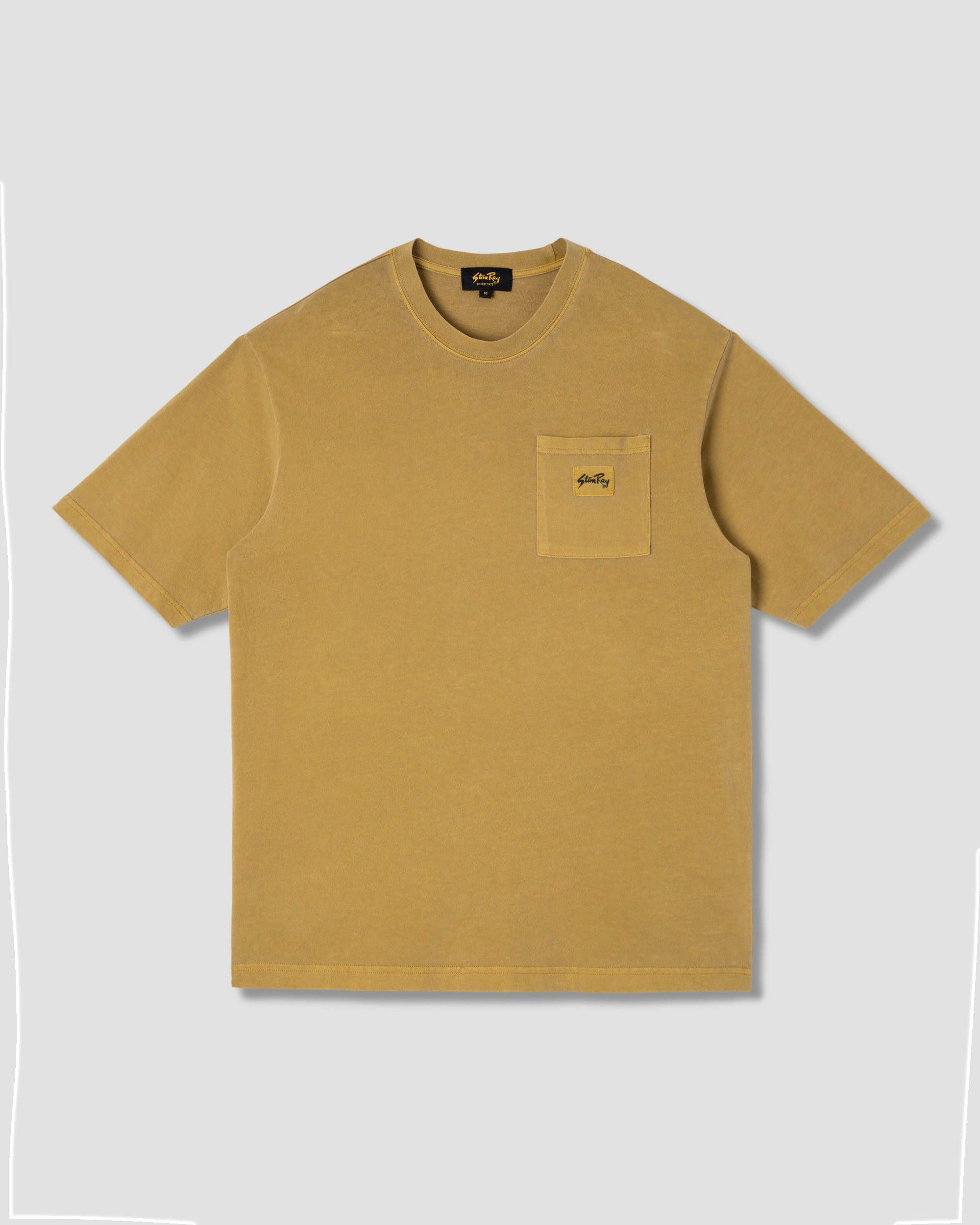 Patch Pocket Tee (Washed Olive)