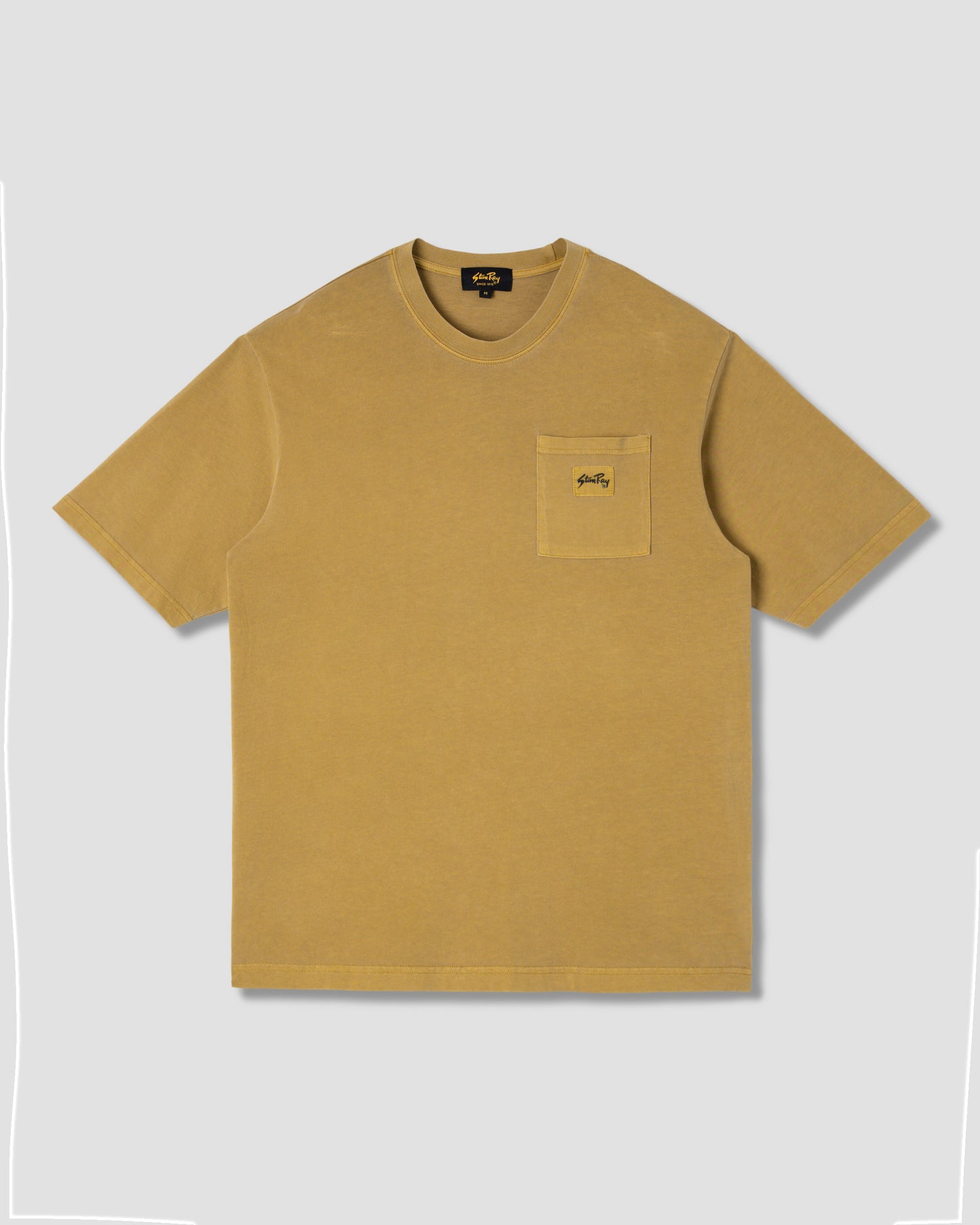 Patch Pocket Tee (Washed Olive)