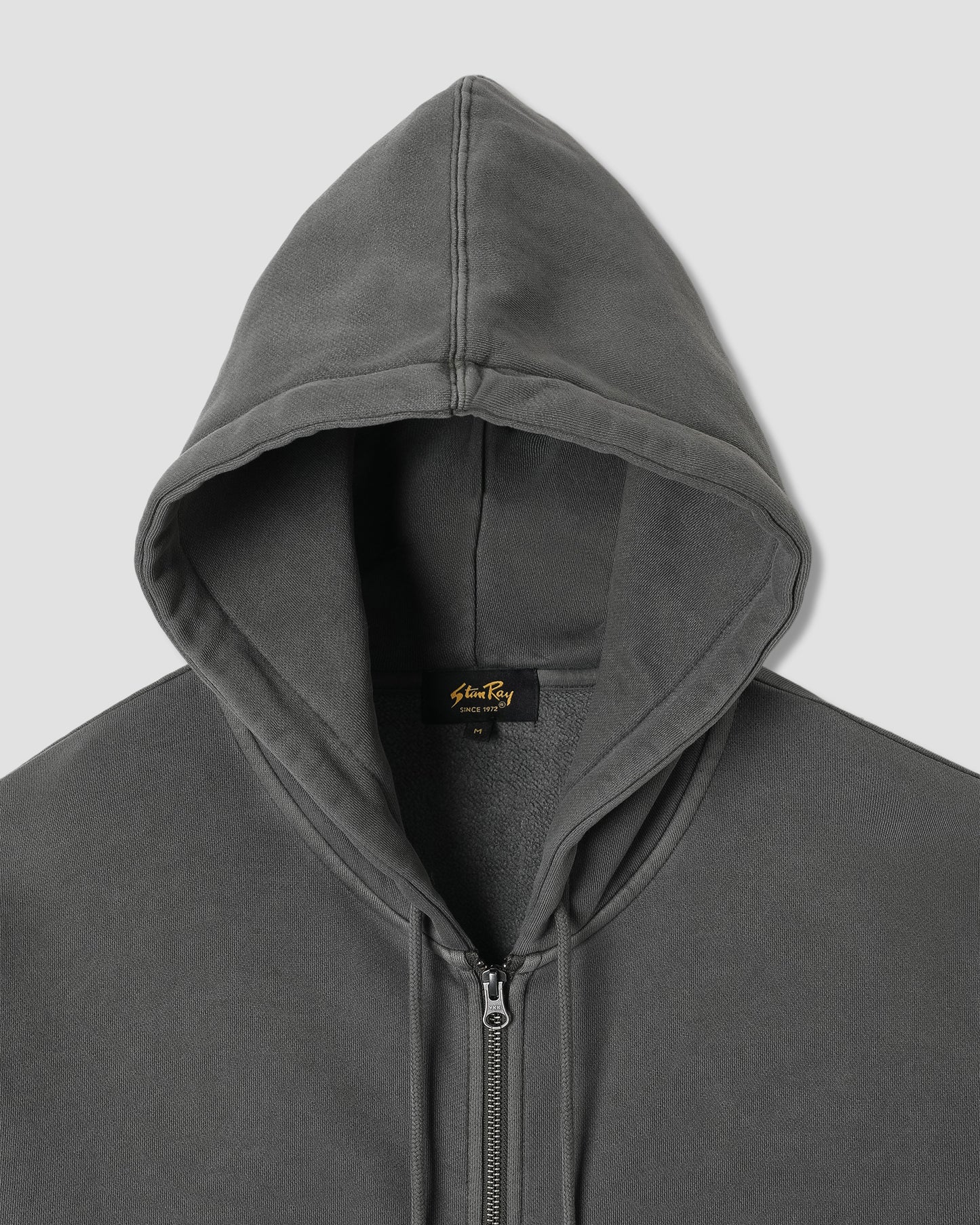 Patch Zip Hood (Washed Black)