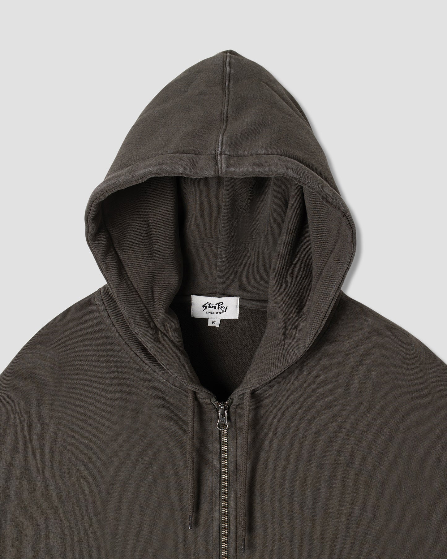 Patch Zip Hood (Washed Black)