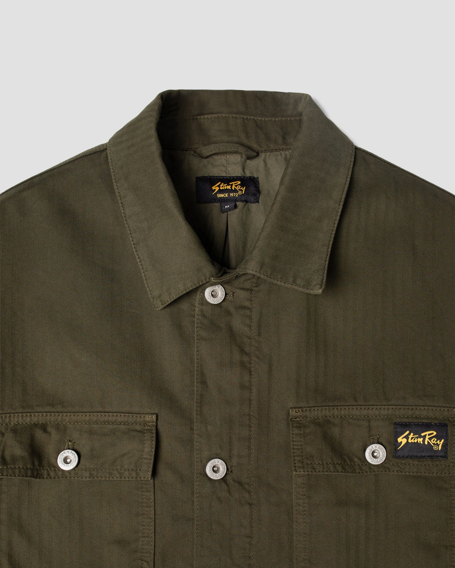 Pork Chop Jacket (Olive Herringbone)