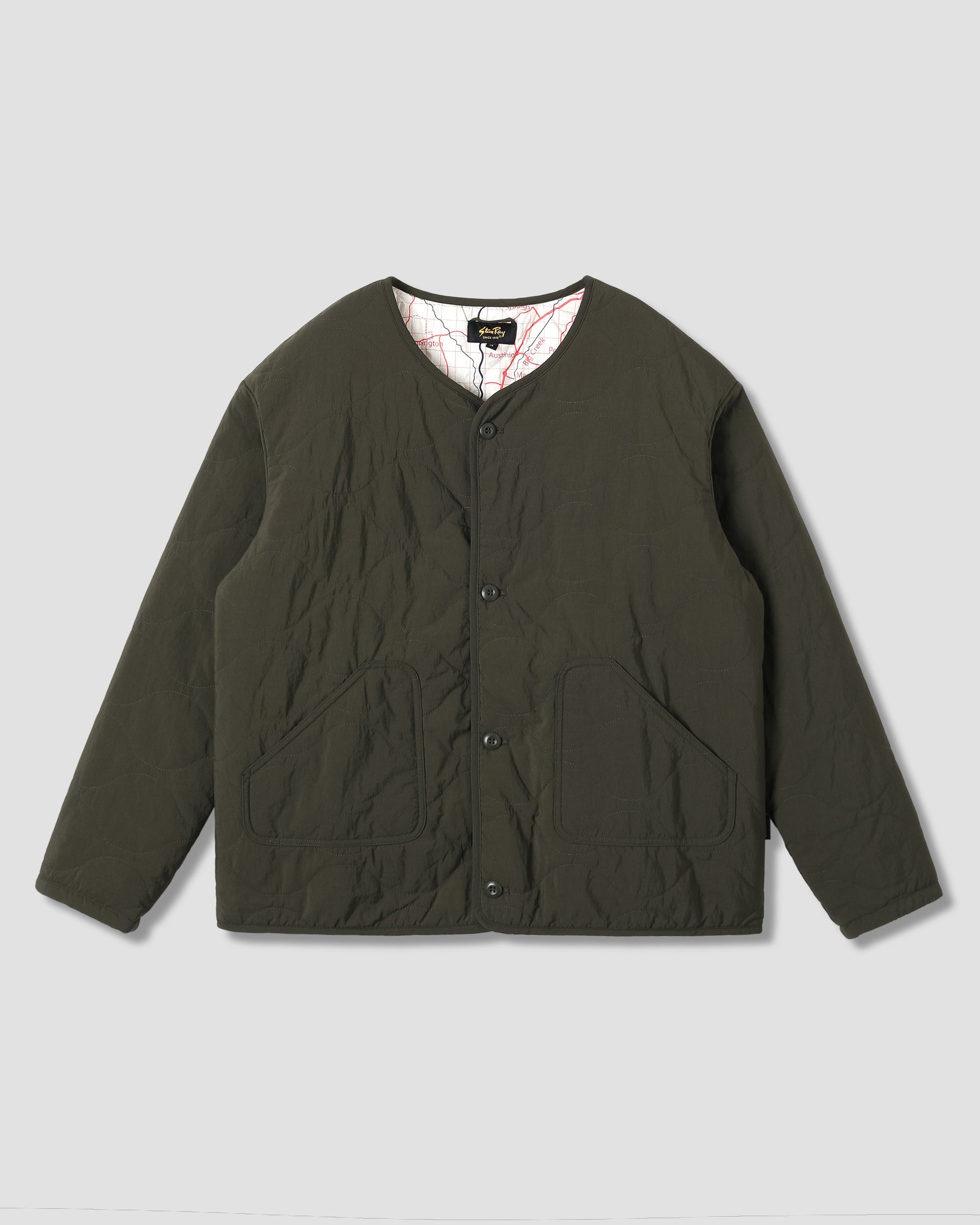 Quilted Liner Jacket (Olive)