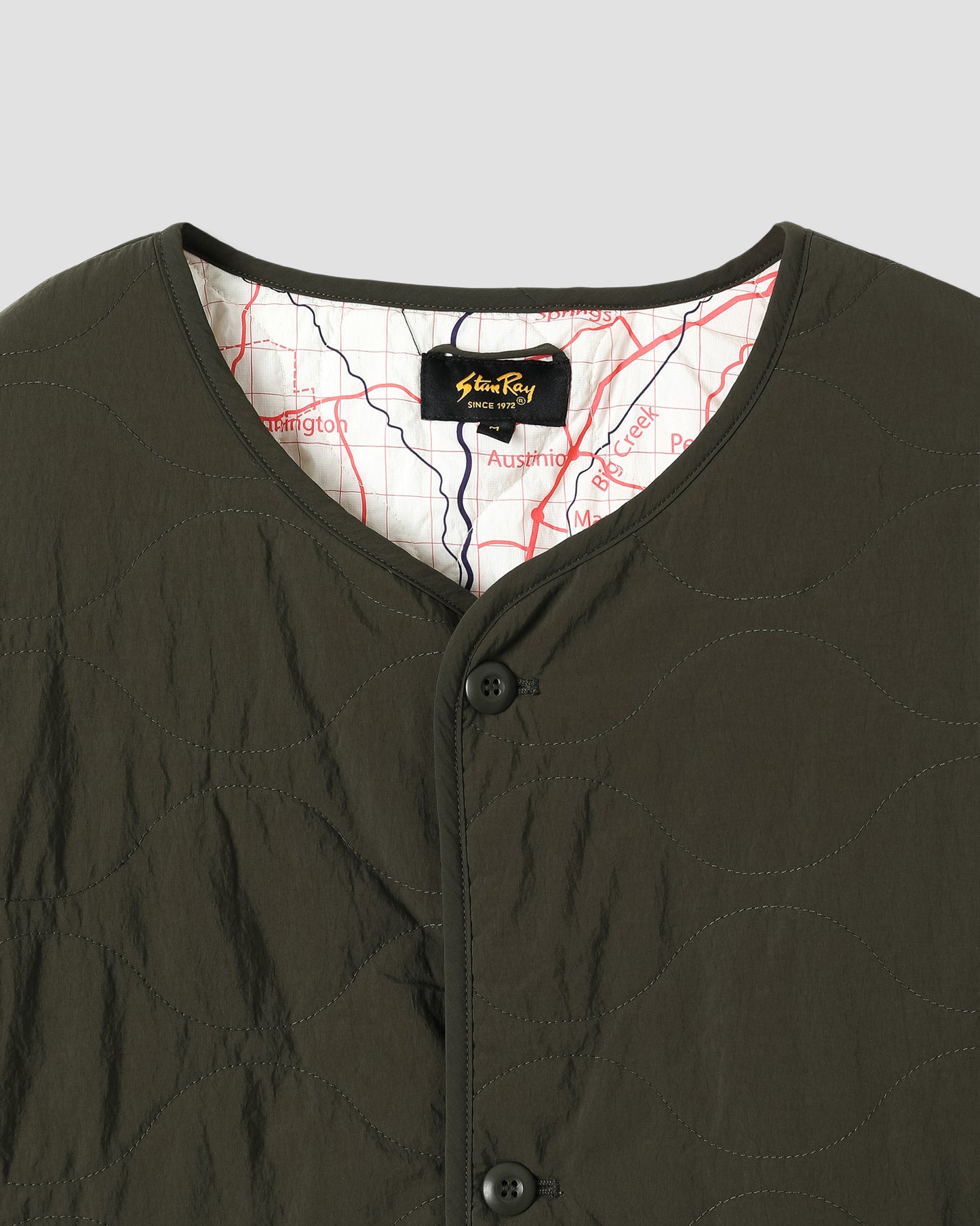 Quilted Liner Jacket (Olive)