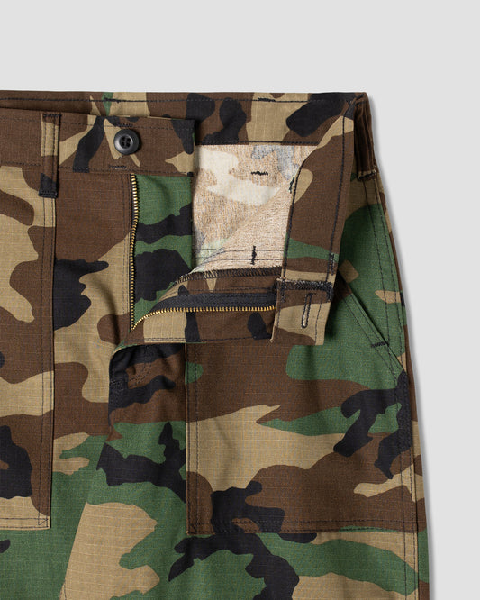 Tissu Slim Fatigue (Woodland Ripstop)