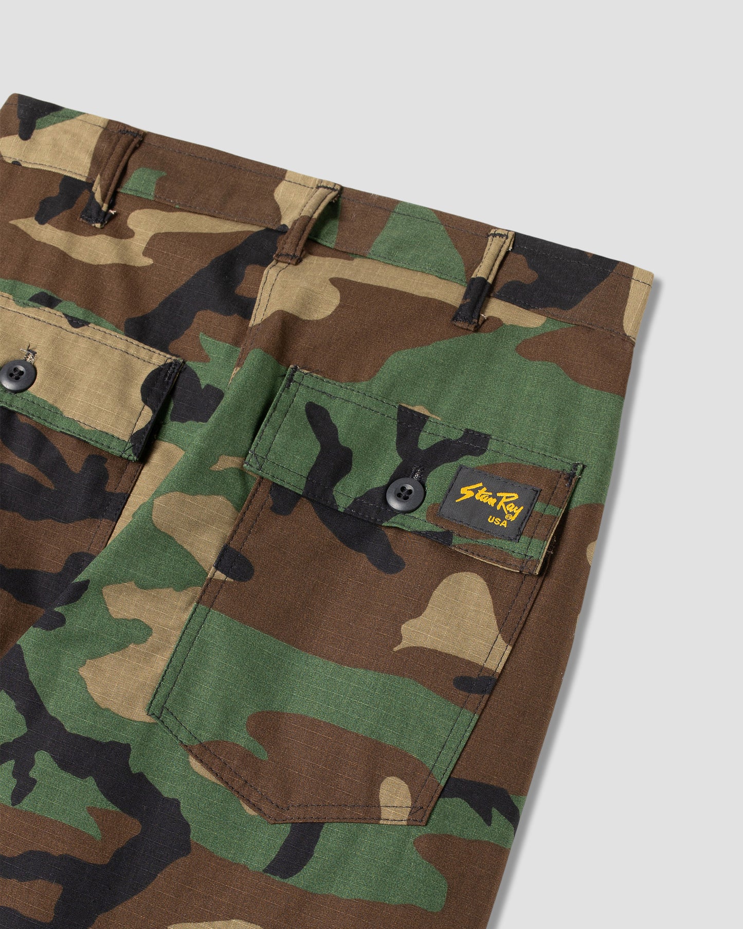 Tissu Slim Fatigue (Woodland Ripstop)