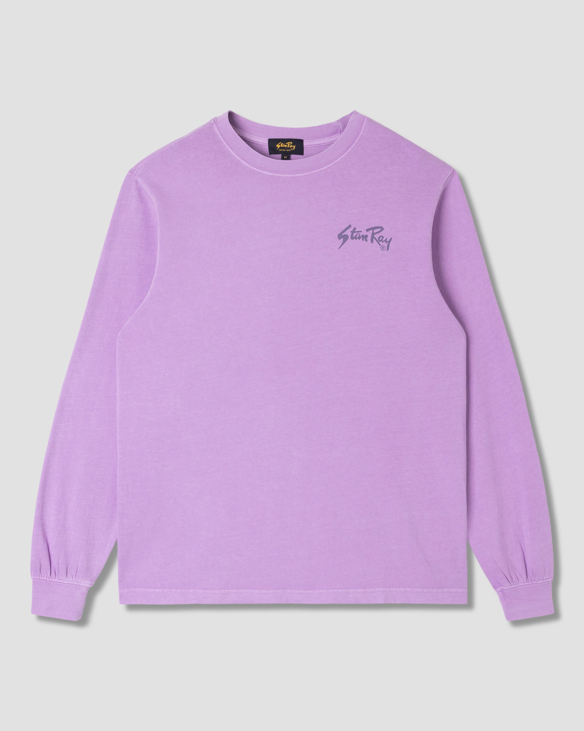 Stan OG Long Sleeve Tee (Washed Lavendar)