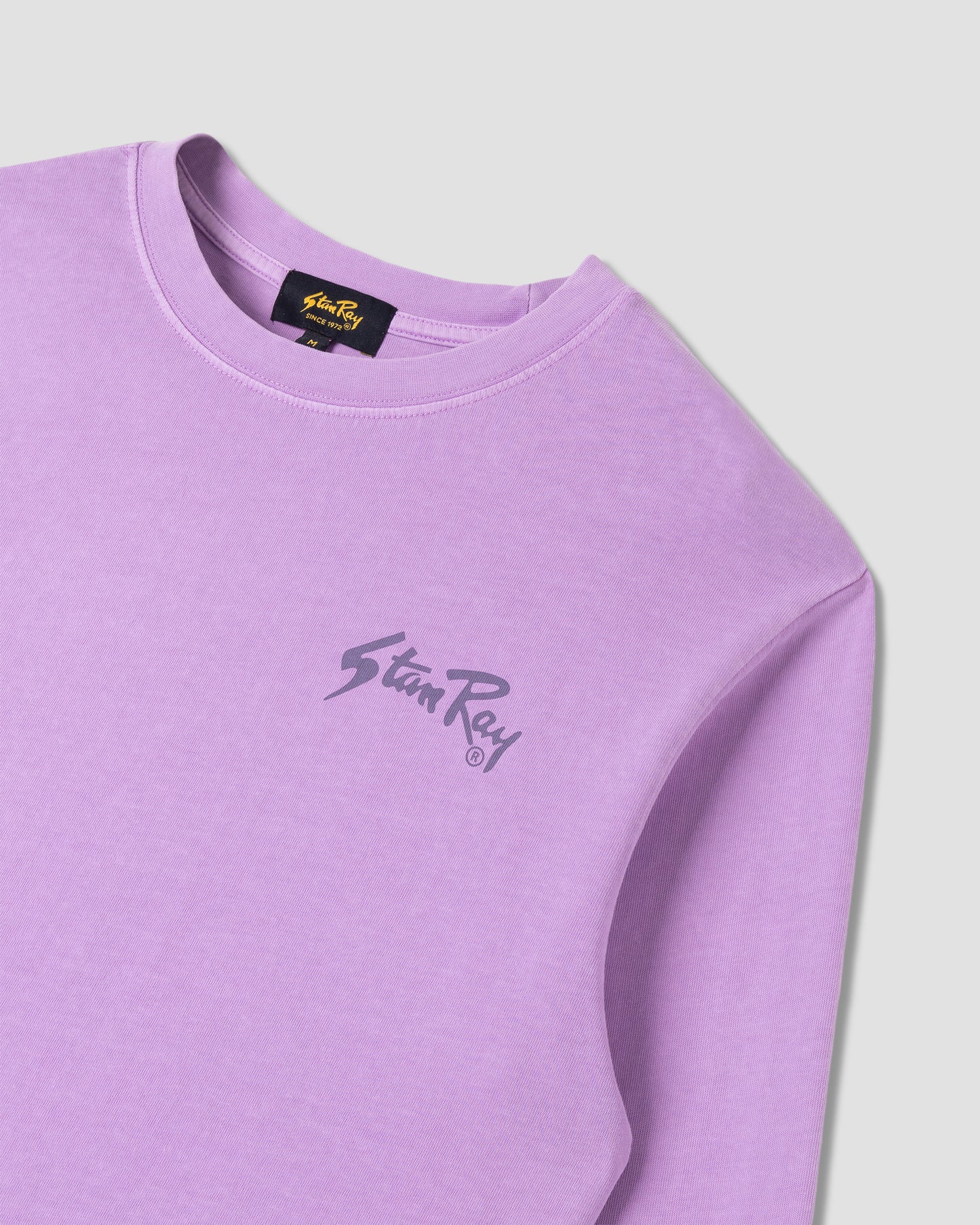 Stan OG Long Sleeve Tee (Washed Lavendar)