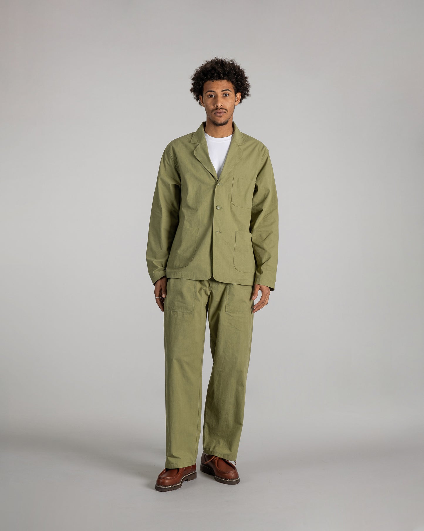 Veste 3 Poches (Sateen Olive)