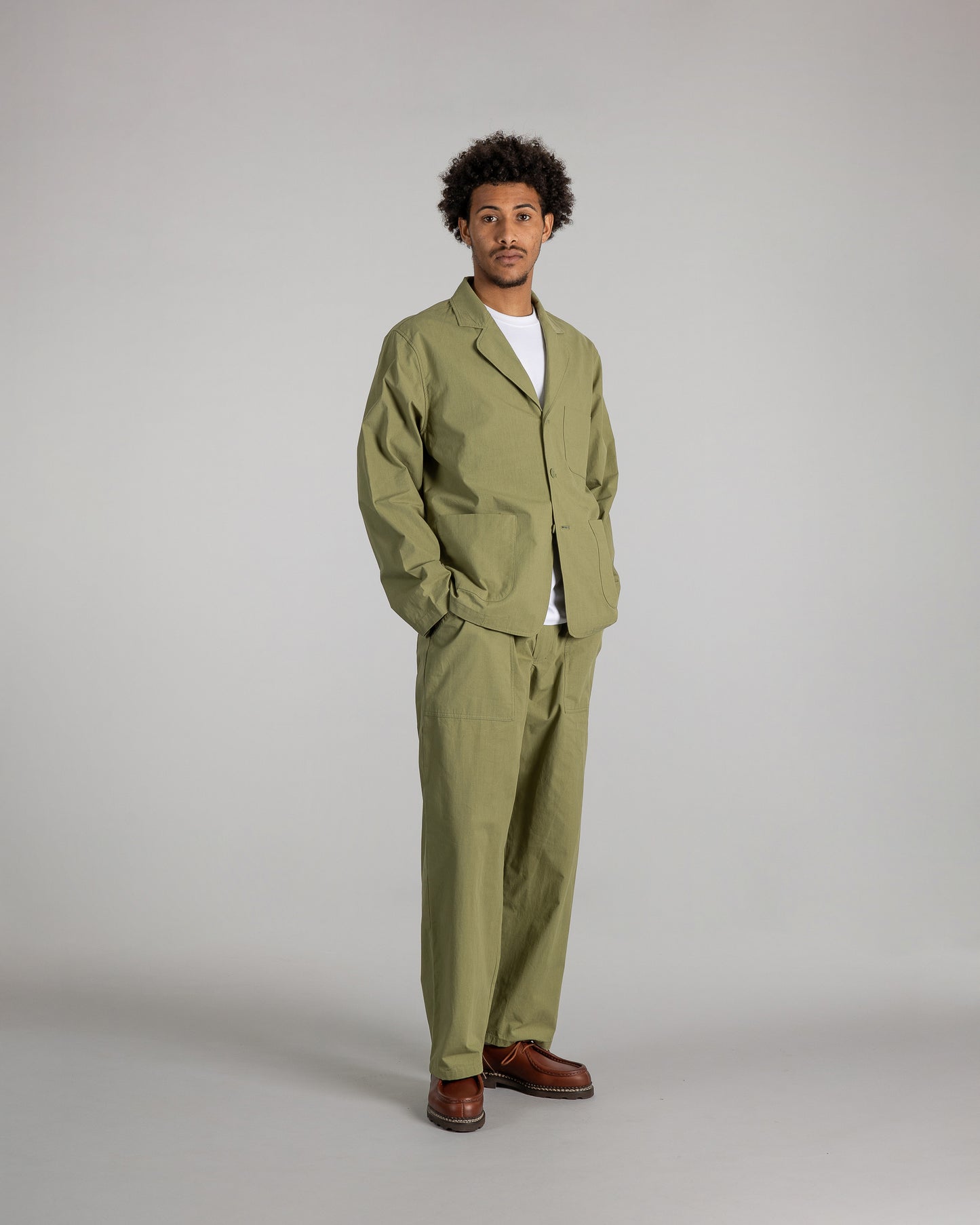 Veste 3 Poches (Sateen Olive)