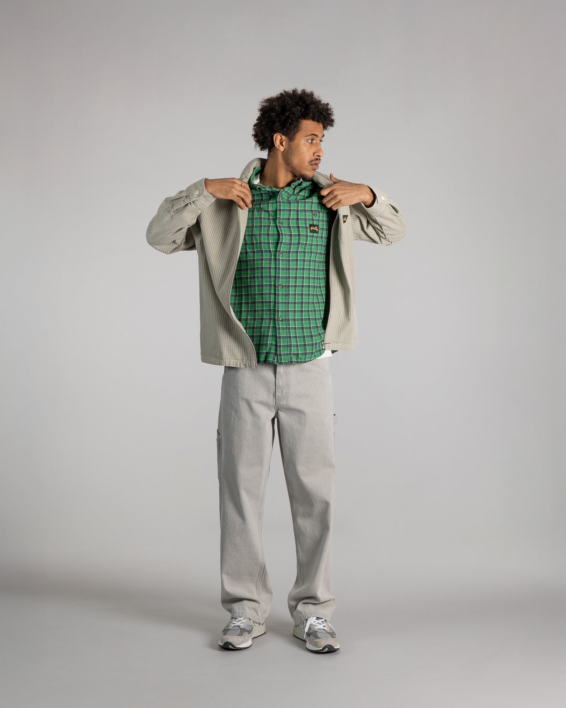 Flannel Shirt (Summer Green Plaid)