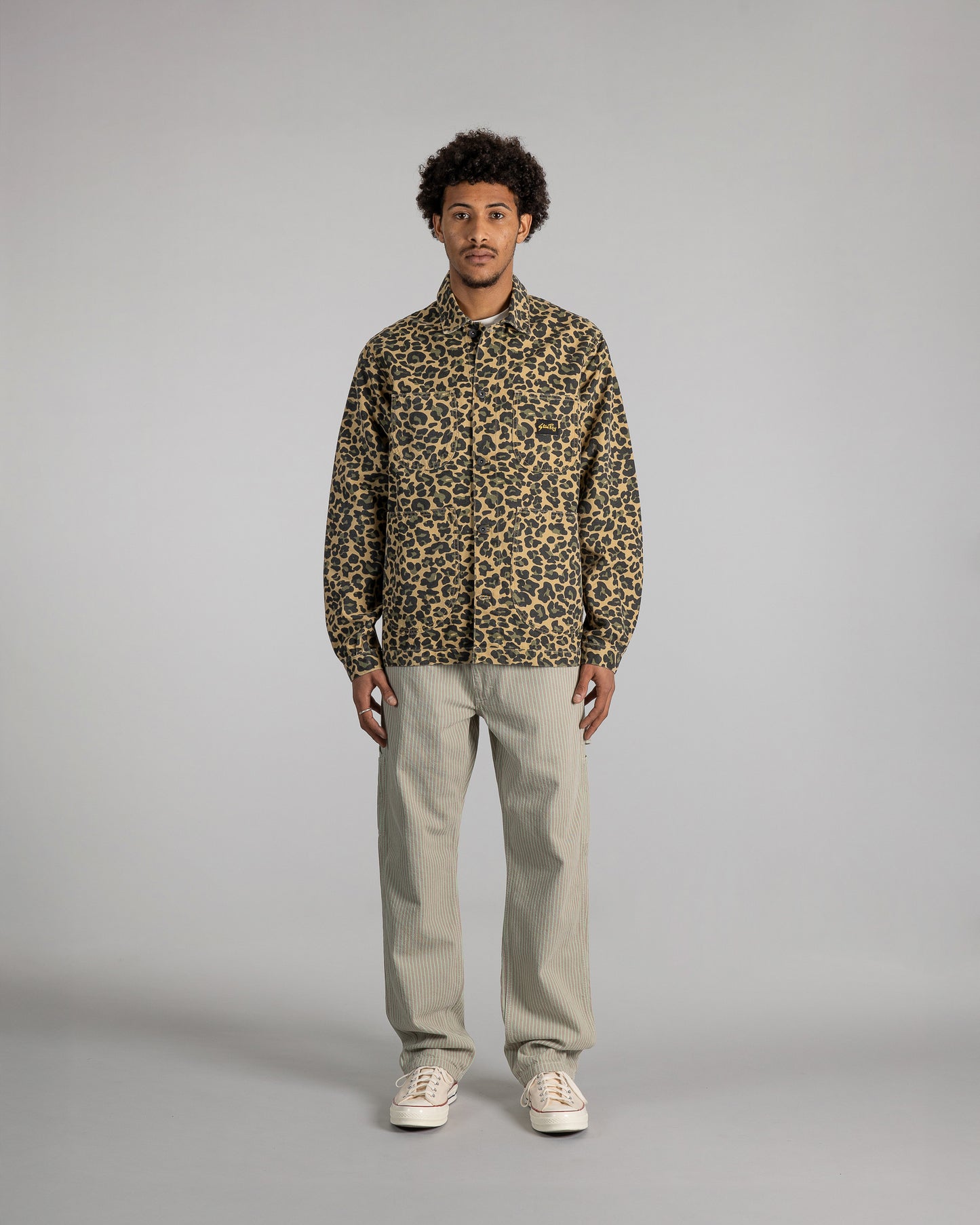 Overall-Jacke (Leopardentarn)