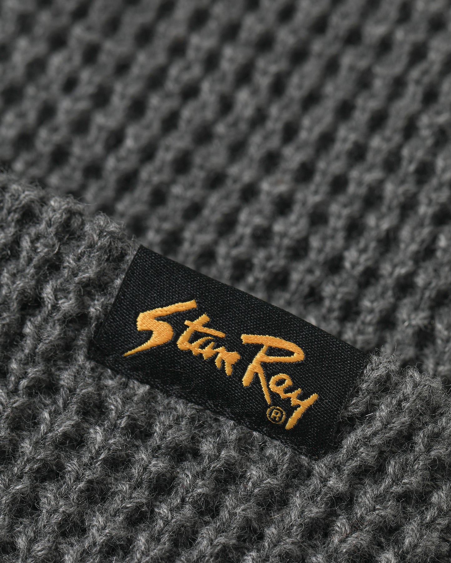 Waffle Beanie (Charcoal)
