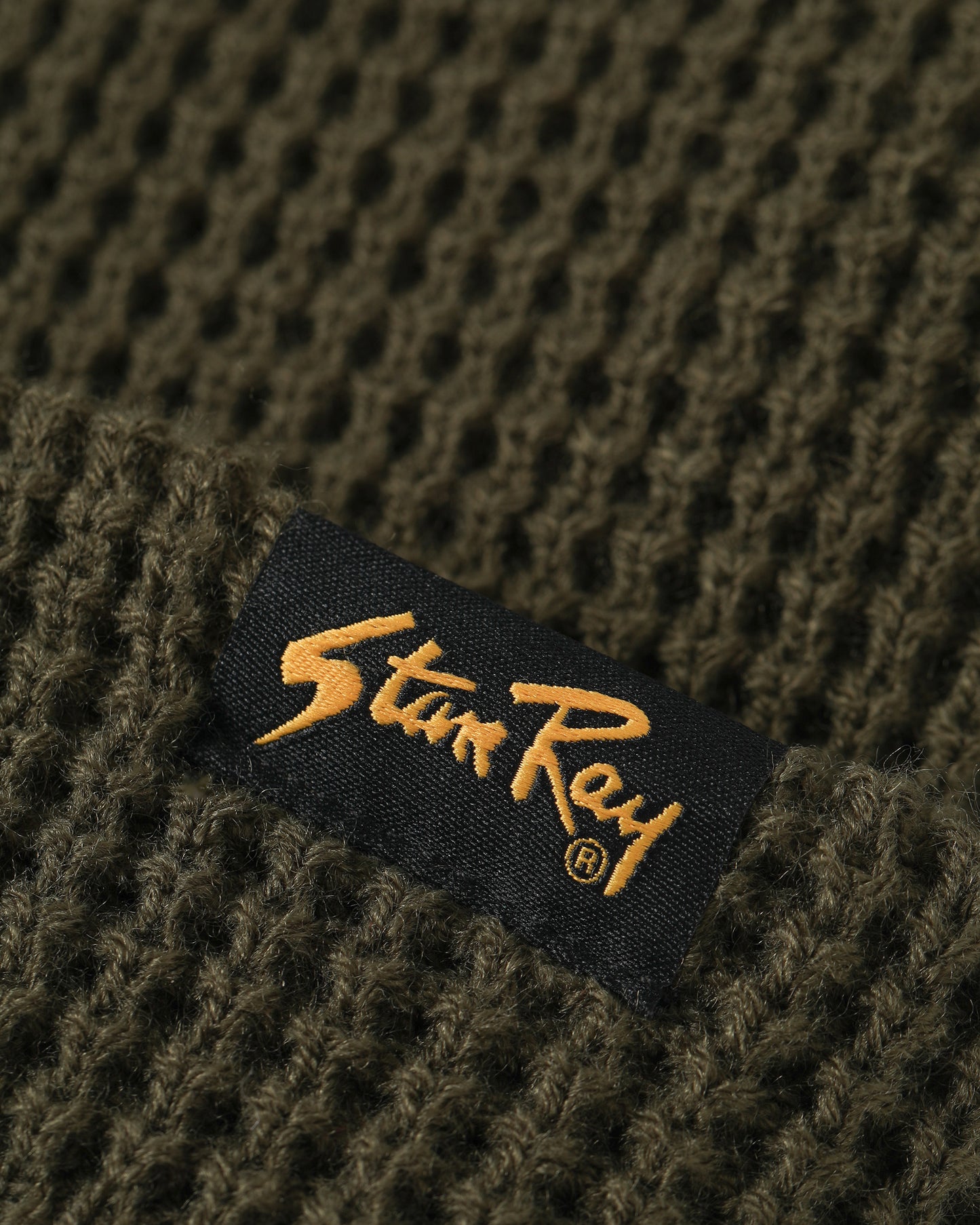 Waffle Beanie (Olive)