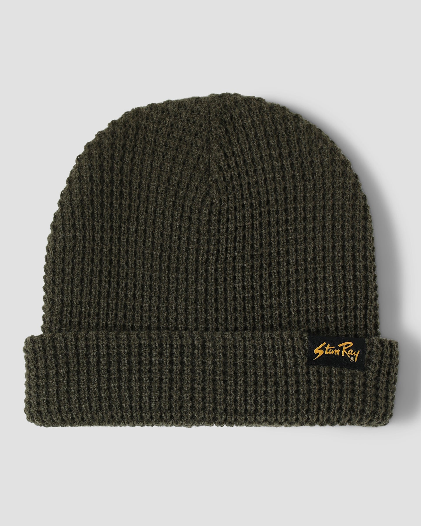 Waffle Beanie (Olive)