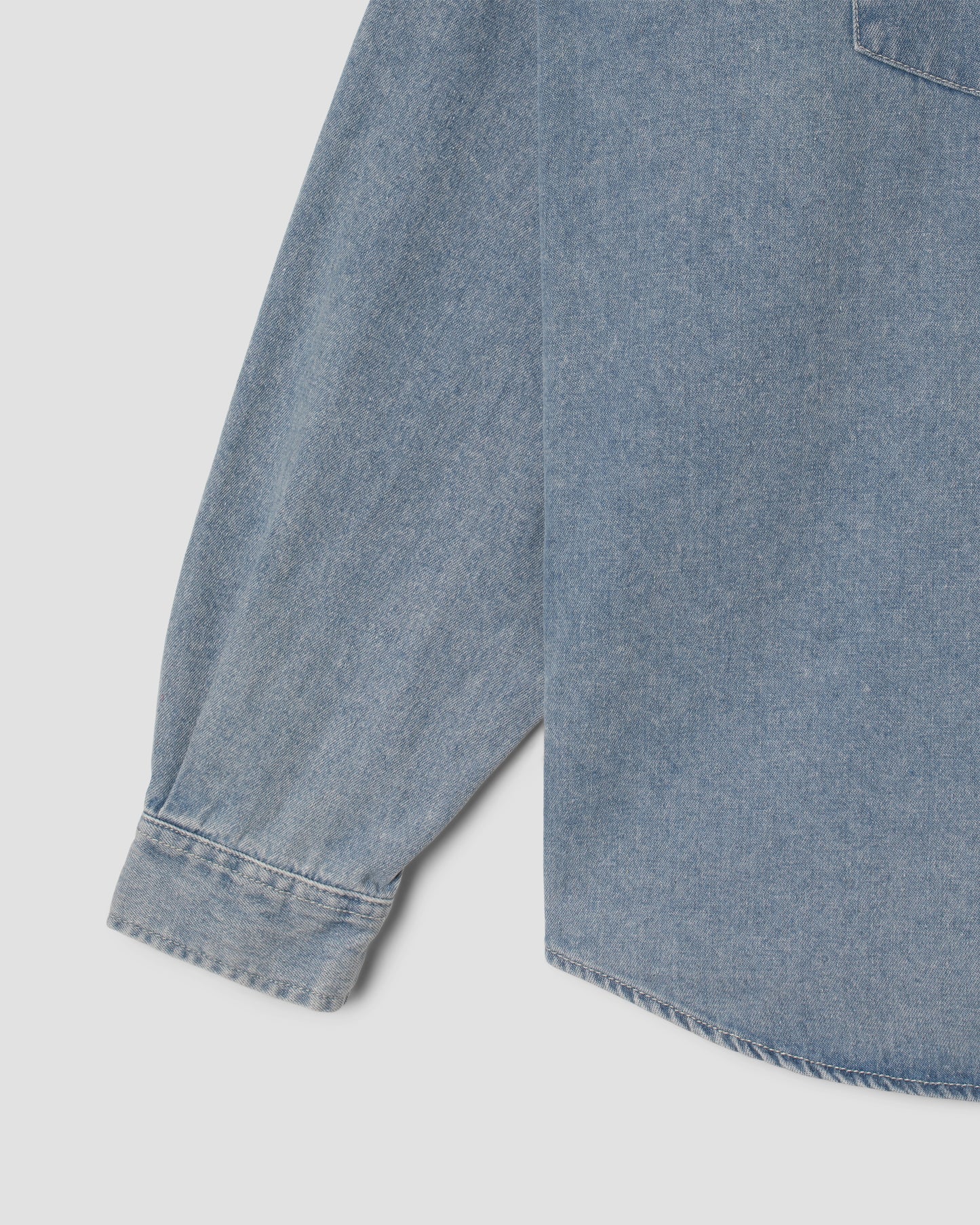 Chemise Western (denim délavé)