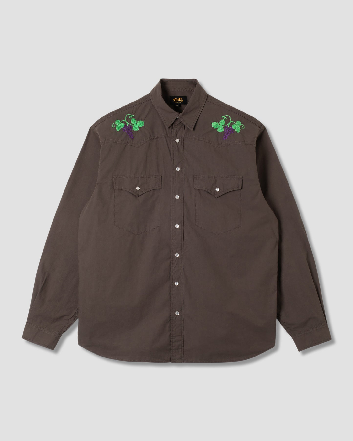 Chemise Western (Popeline noire délavée)
