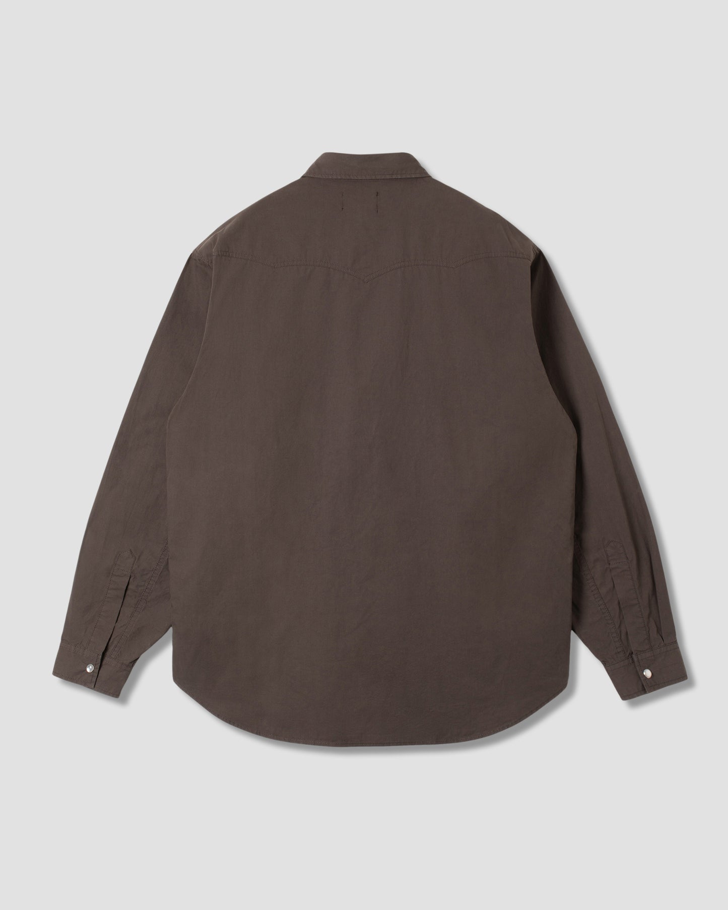 Chemise Western (Popeline noire délavée)