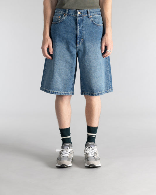 Wide 5 Short (70s Stone Denim)