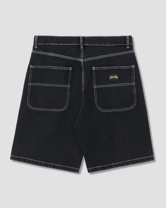 Wide 5 Short (Stonewashed Black Denim)