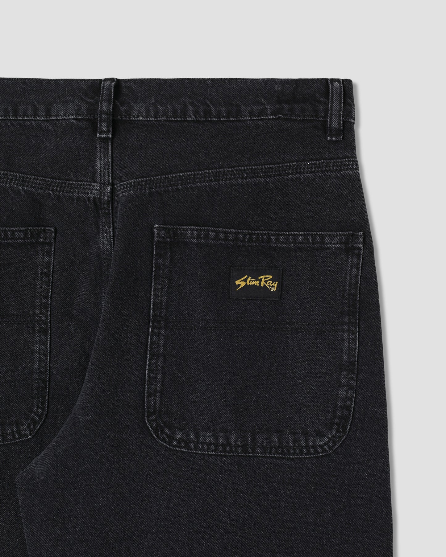 Wide 5 (Stonewashed Black Denim)