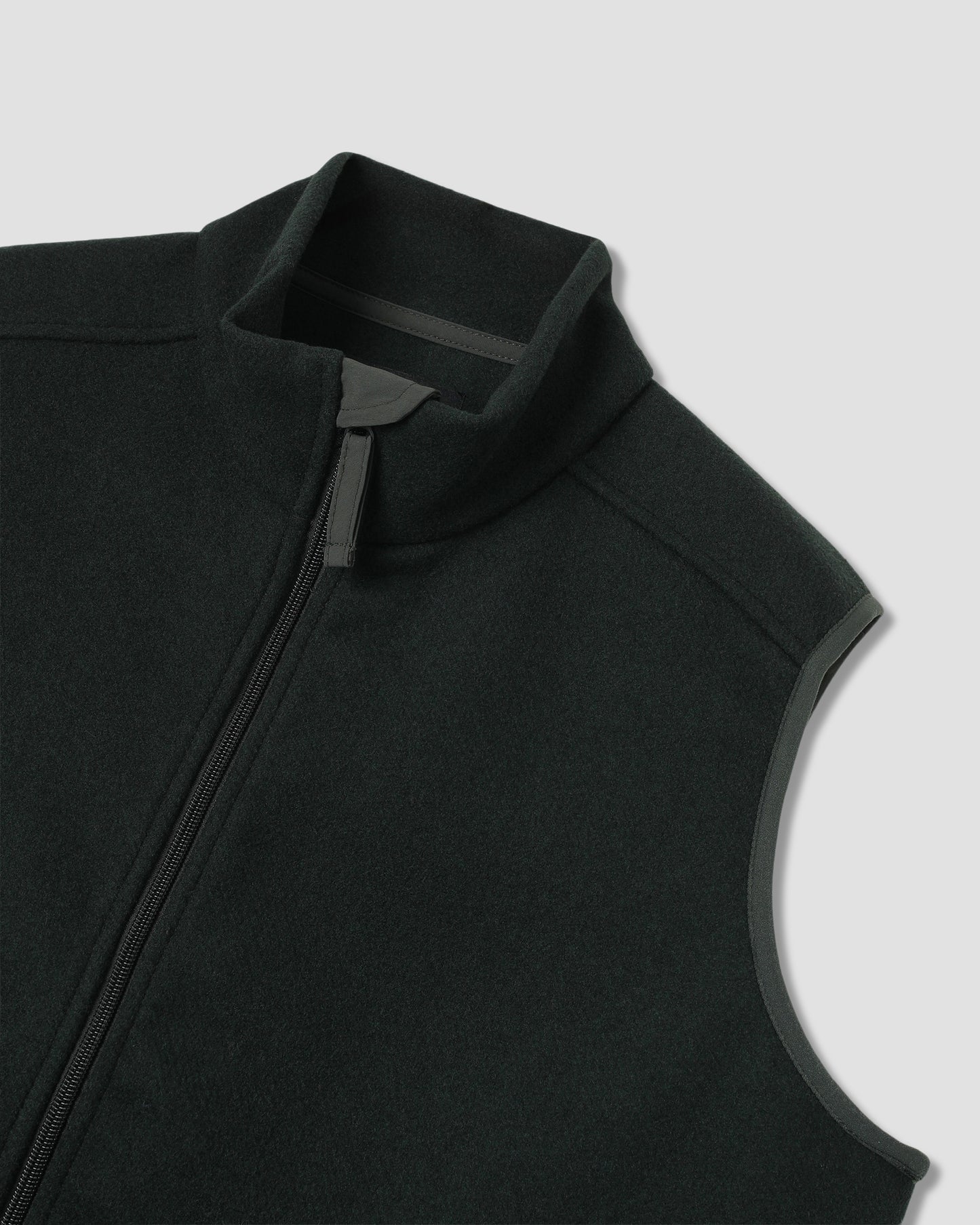 Wool Fleece Vest (Botanical Green)