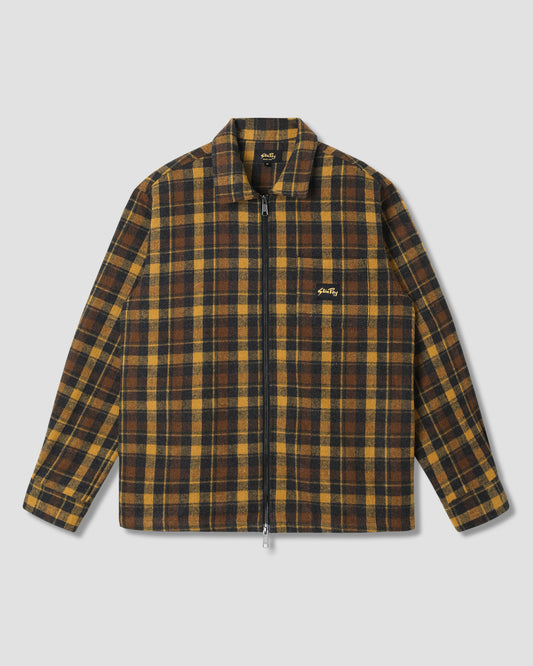Zip Shirt (Acorn Plaid)