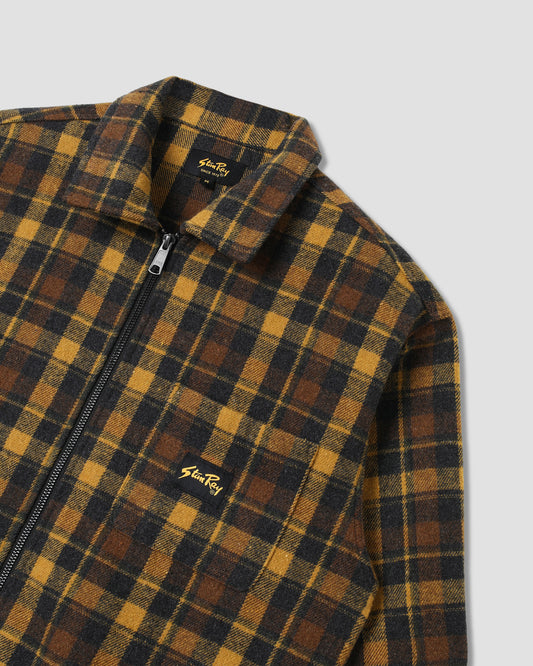 Zip Shirt (Acorn Plaid)