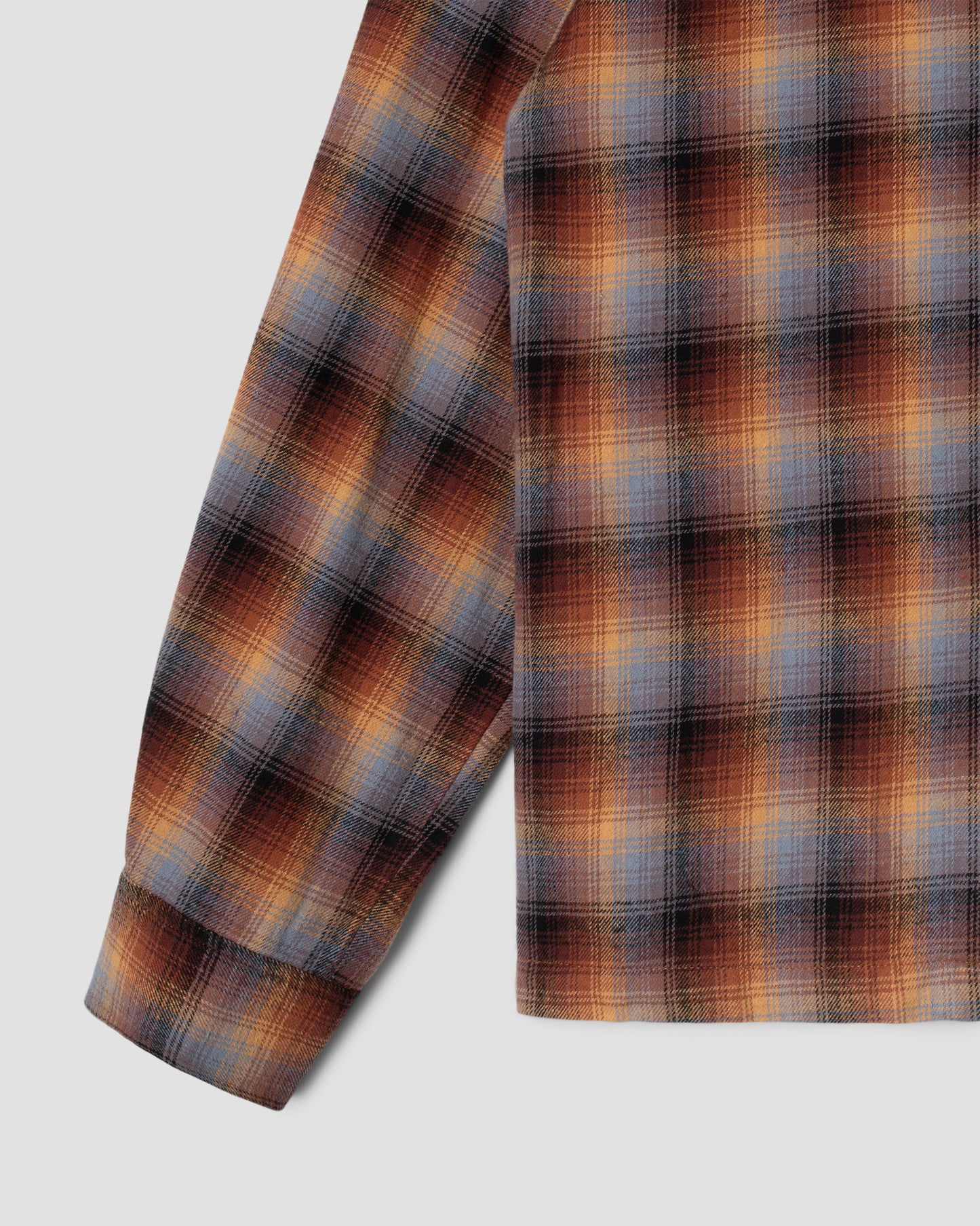 Zip Shirt (carreaux marron/bleu)