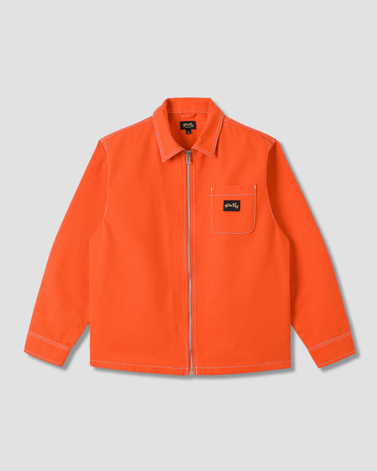 Zip Shirt  (Faded Red Bedford)