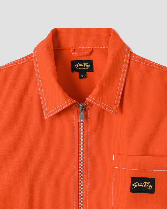 Zip Shirt  (Faded Red Bedford)