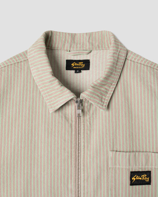 Zip Shirt (Quiet Green Hickory)