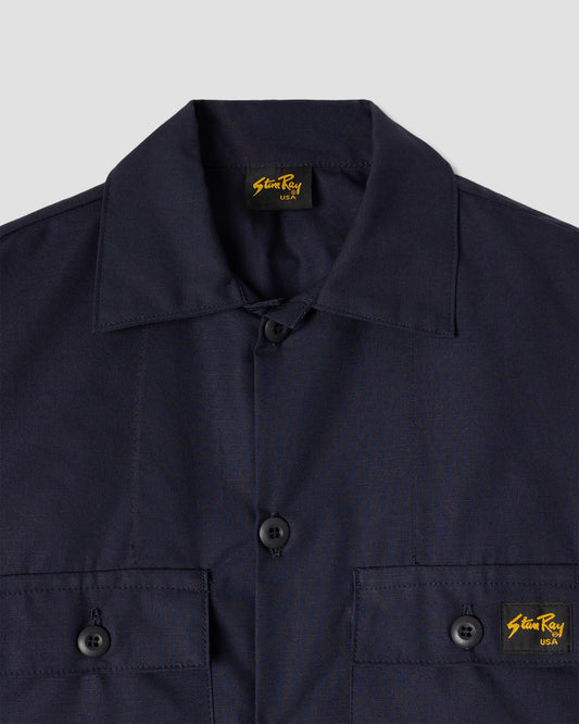 Chemise à 2 poches (ripstop bleu marine)