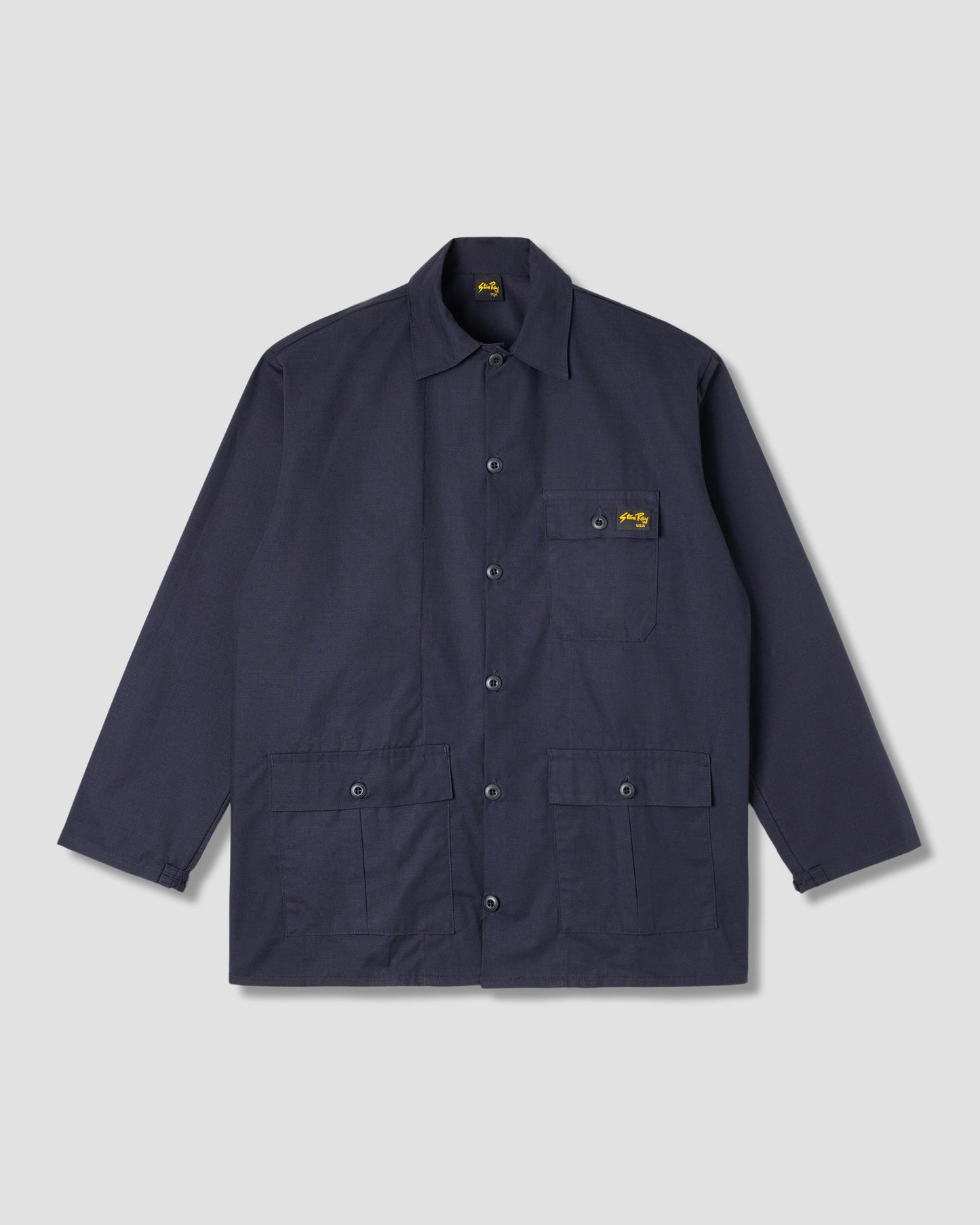 4-Taschen-Jacke (Marineblaues Ripstop)