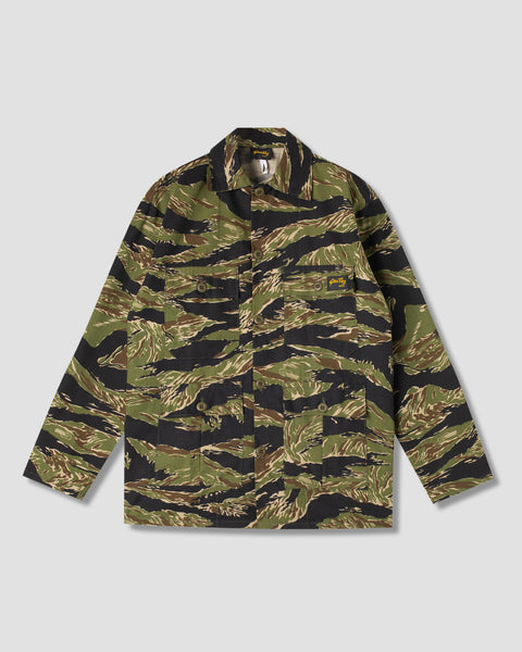 military tiger stripe coverall ジャケット 1960's US.ARMY Tiger Stripe Jacket | Unwave