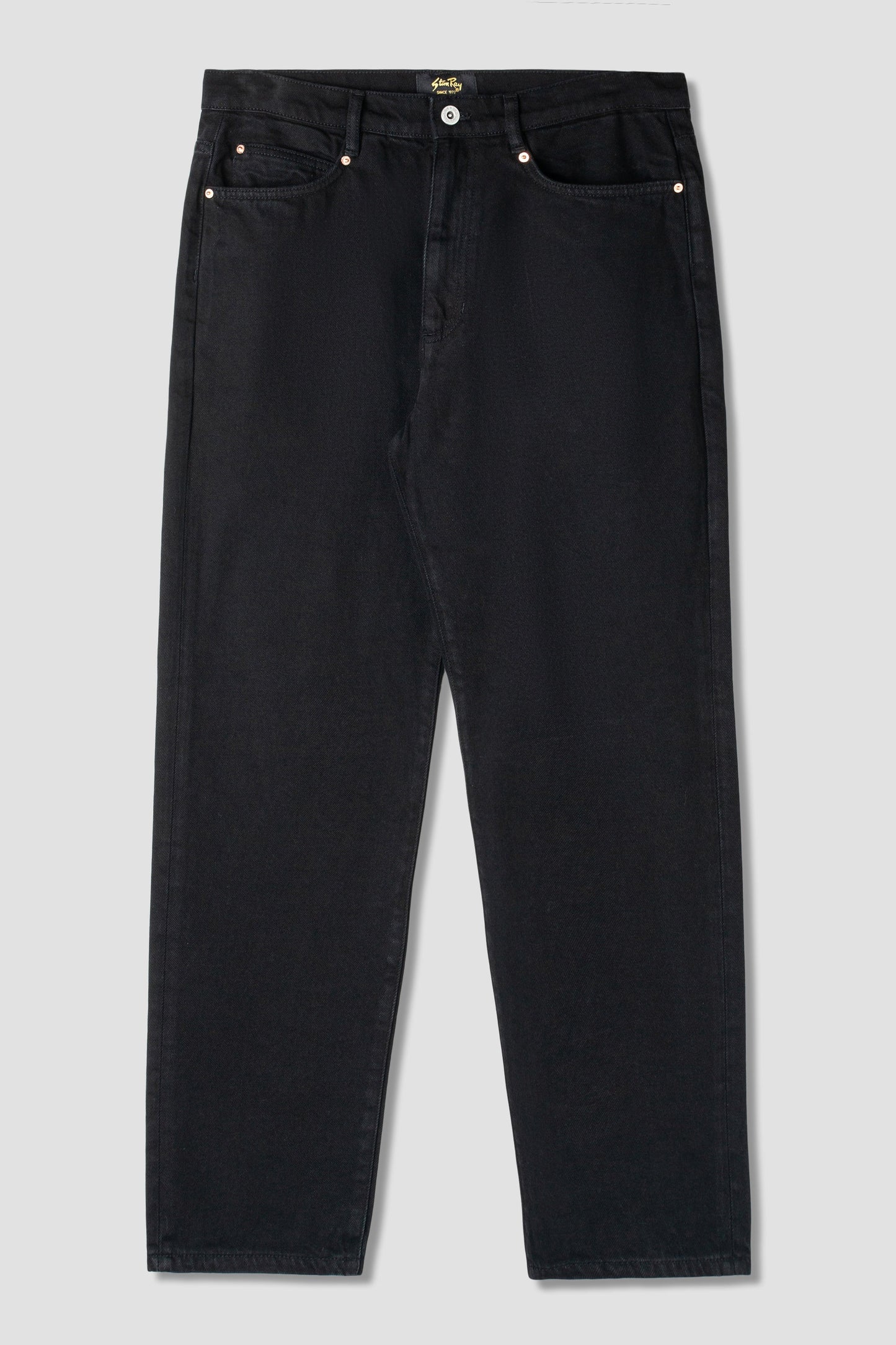 5 Pocket Taper (Washed Black Denim)