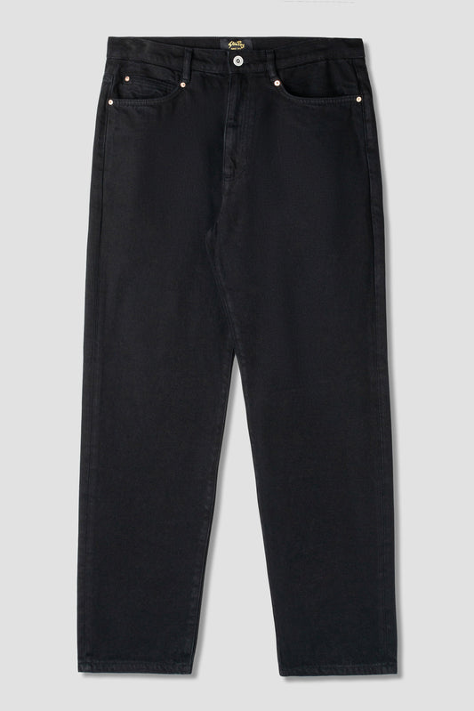 5 Pocket Taper (Washed Black Denim)