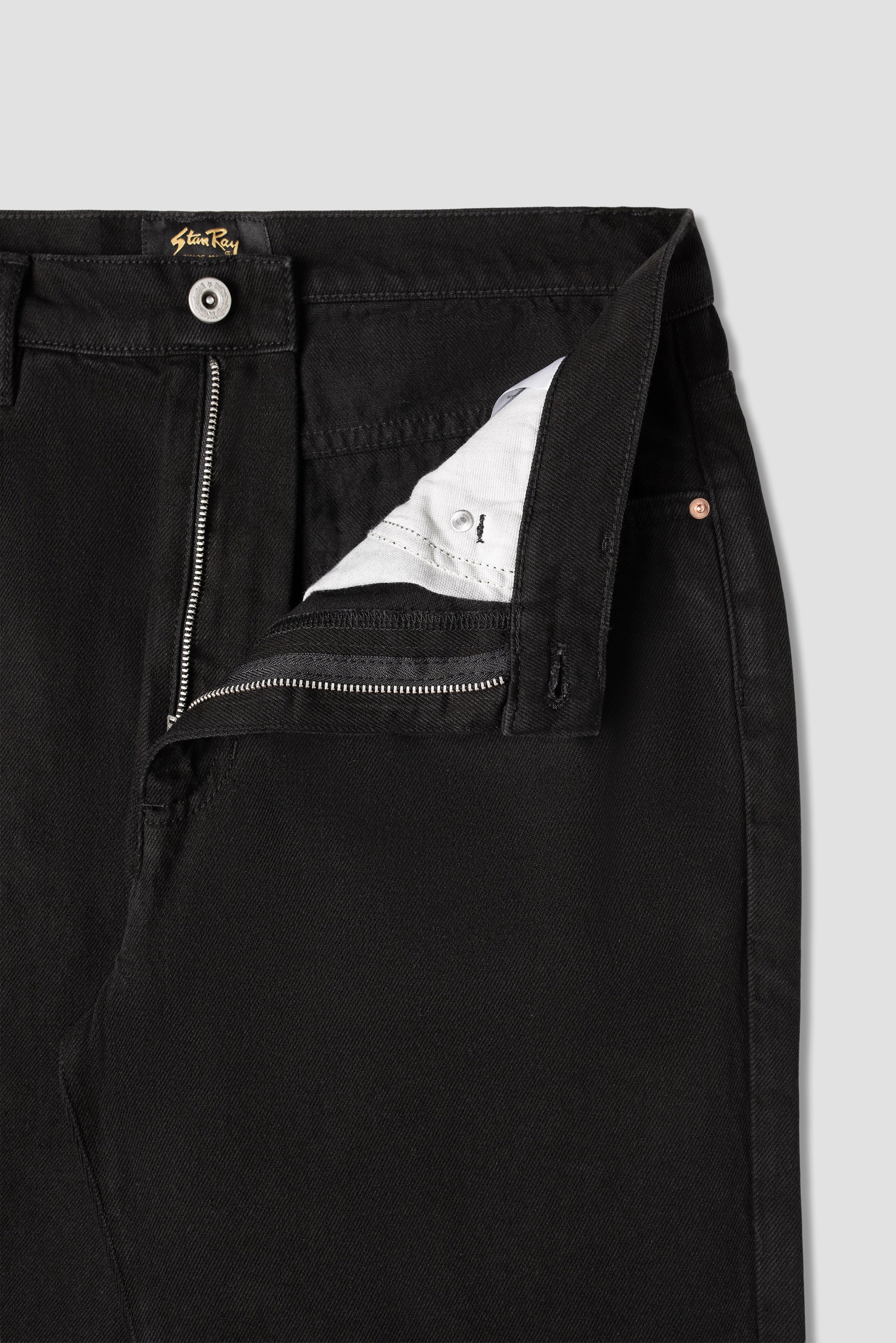 5 Pocket Taper (Washed Black Denim)