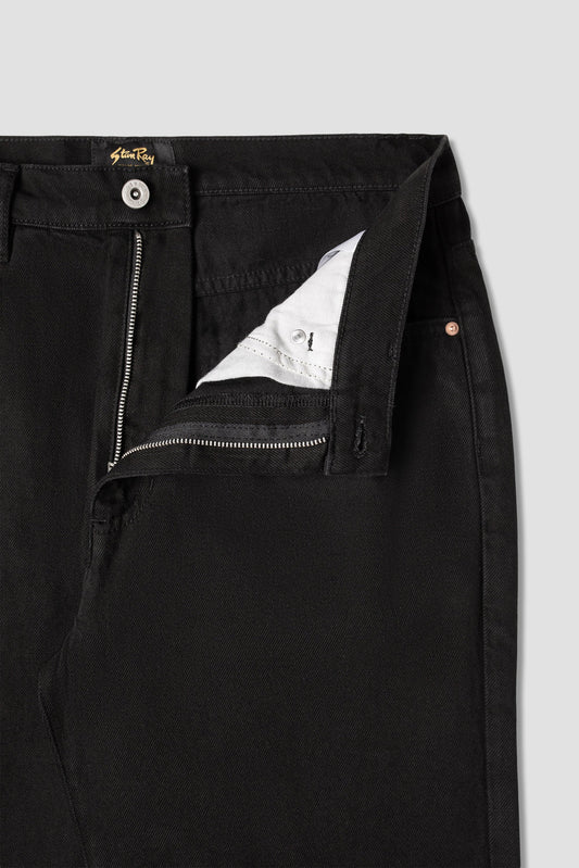 5 Pocket Taper (Washed Black Denim)
